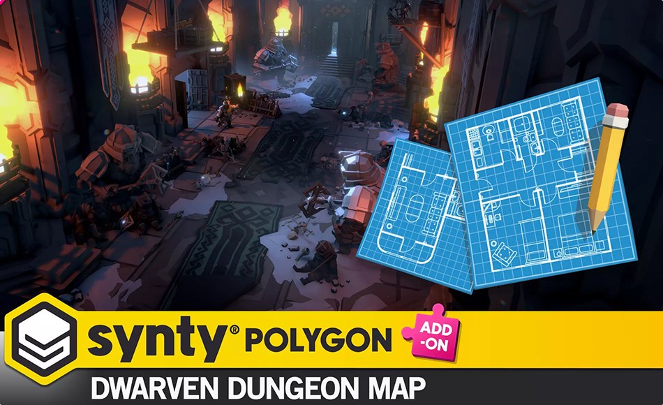Unity资产 – 矮人地牢地图 POLYGON – Dwarven Dungeon Map Unity资产 – 矮人地牢地图 POLYGON – Dwarven Dungeon Map