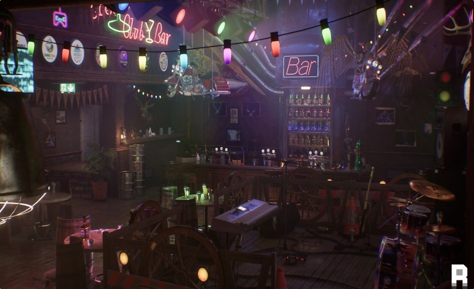 【UE5】森林酒吧 Forest Bar MODULAR LUMEN