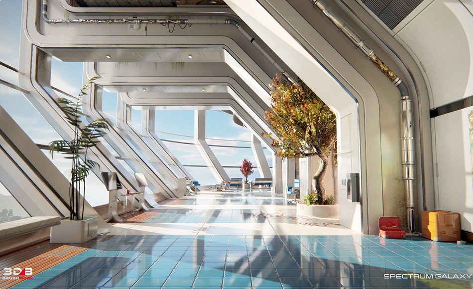 【UE5】模块化未来科幻环境 Spectrum Galaxy | Modular Sci-Fi Environment Kit