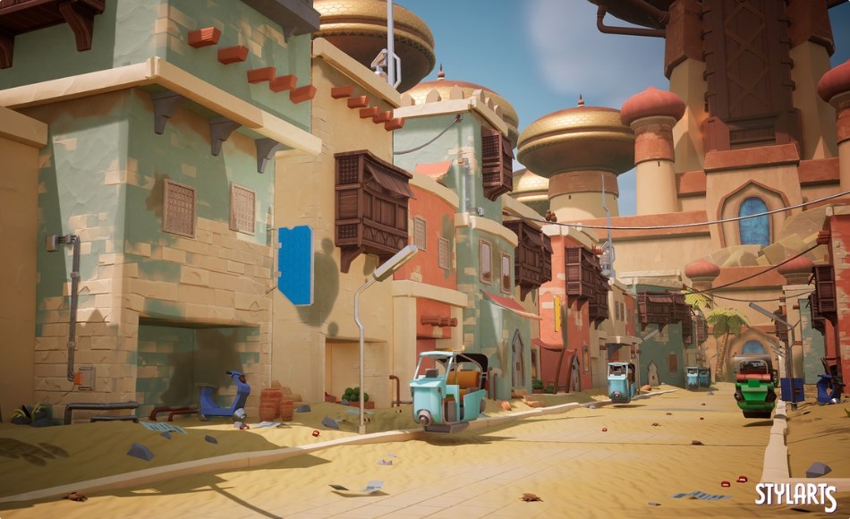 【UE5】风格化印度城市 Stylized Indian City ( Stylized , City , Stylised )