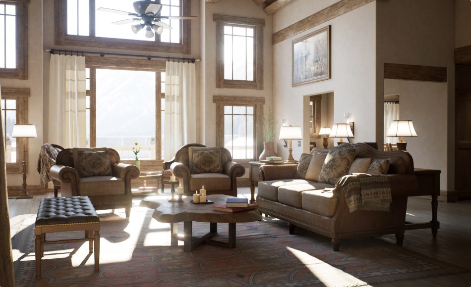 【UE5】山间小屋 Mountain Lodge