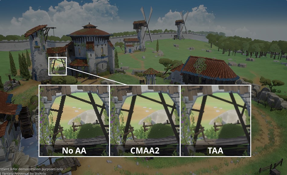 UE5插件 – 抗锯齿插件 CMAA2 (Anti-Aliasing)