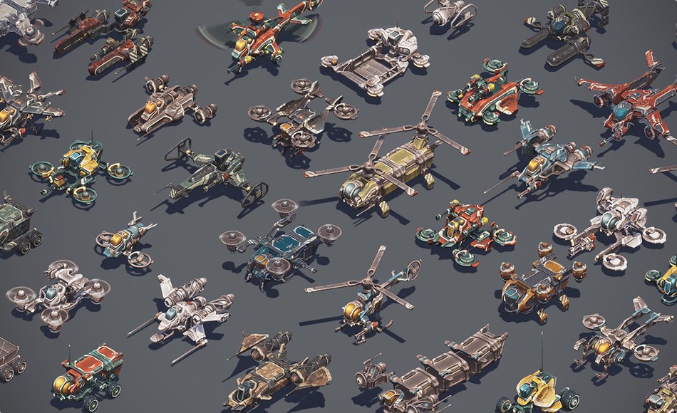 【UE4/5】科幻载具 Sci-Fi Vehicle Constructor