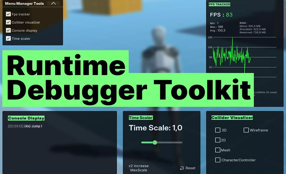 Unity插件 – 运行时调试工具包 Runtime Debugger Toolkit