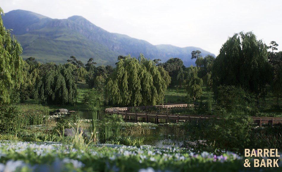 【UE5】柳树湖畔环境 Willow Lake Biome Environment