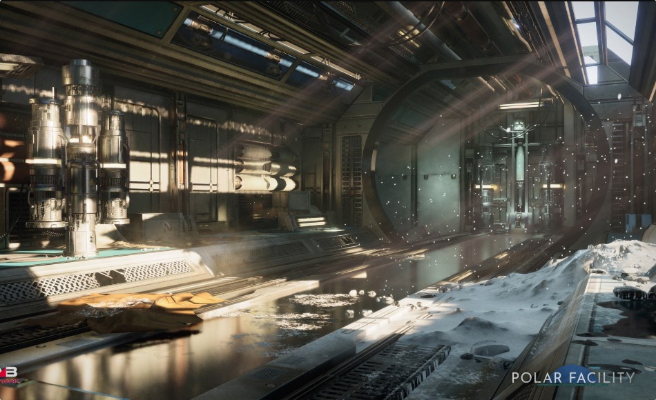 【UE5】极地科幻设施 Polar Facility | Modular Sci-Fi Environment Kit