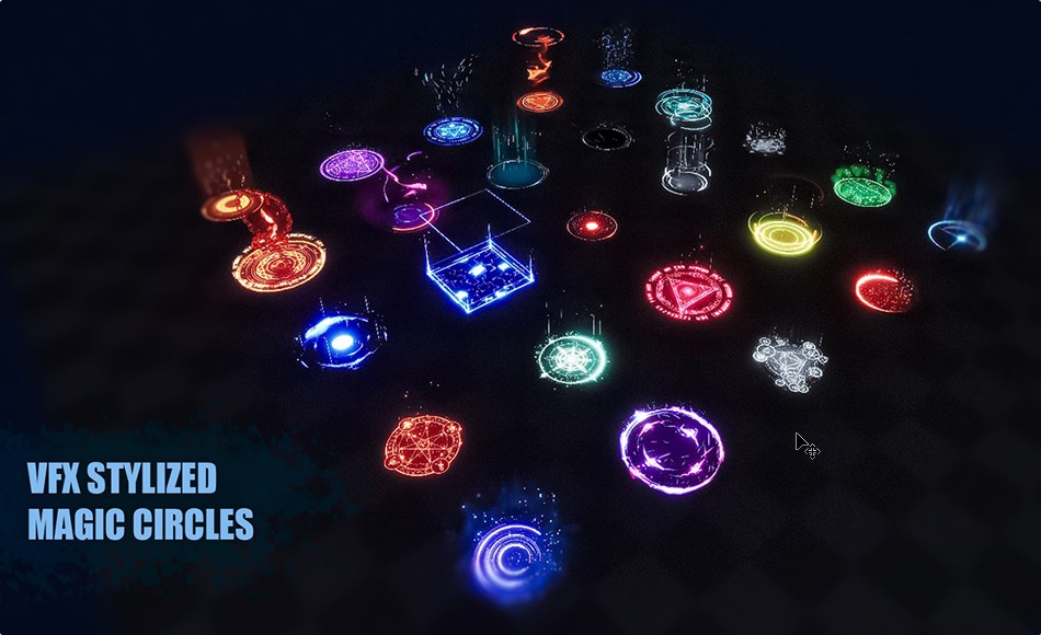 【UE5】风格化魔法阵视觉特效 Stylized Magic Circles VFX