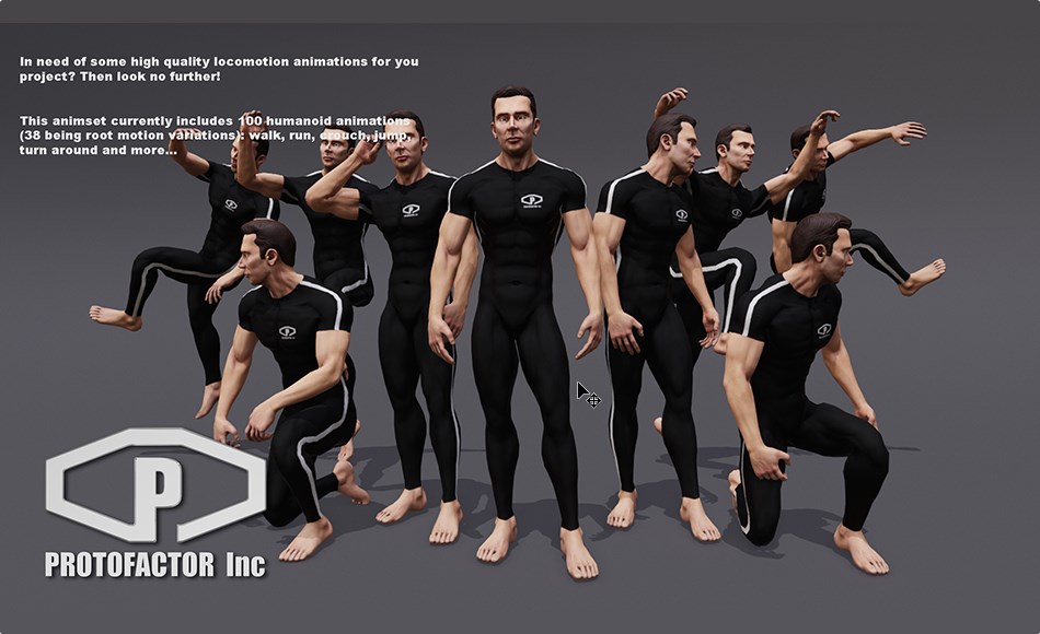 【UE5】基本运动动画 ANIMSET: BASIC LOCOMOTION