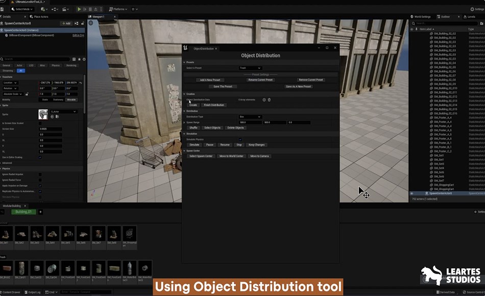 UE5插件 – 关卡设计工具 Ultimate Level Art Tool – ULAT ( Tools / Plugin )