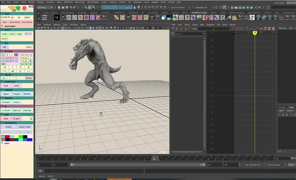 Maya插件 – 动画插件脚本 basic scripts for the OverRig animation method