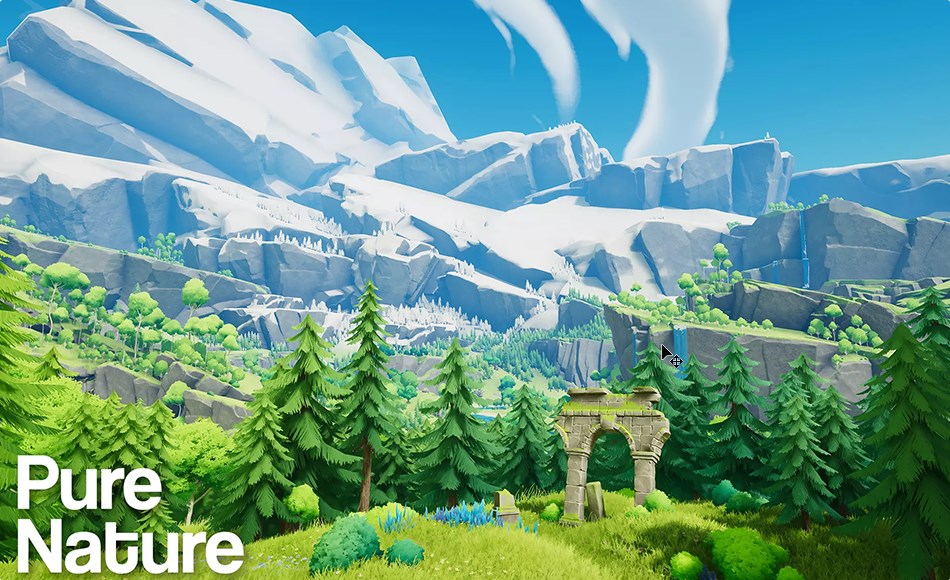 Unity场景 – 风格化自然地形环境 Pure Nature