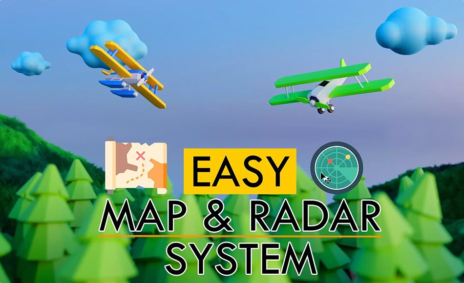 Unity插件 – 简易地图导航系统 Easy Map, Radar and Navigation System for Both Mobile and PC Games