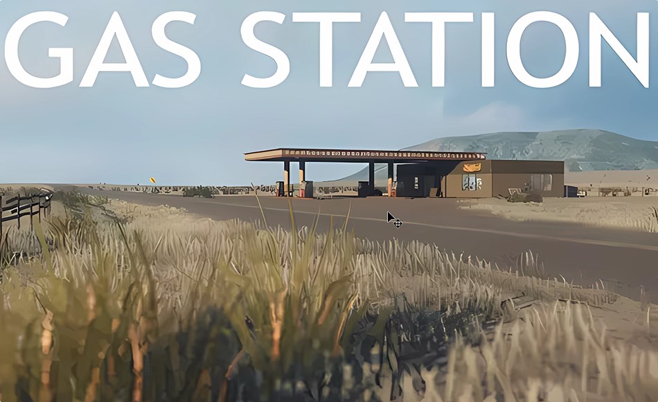 Unity资产 – 路边加油站 Road Gas Station