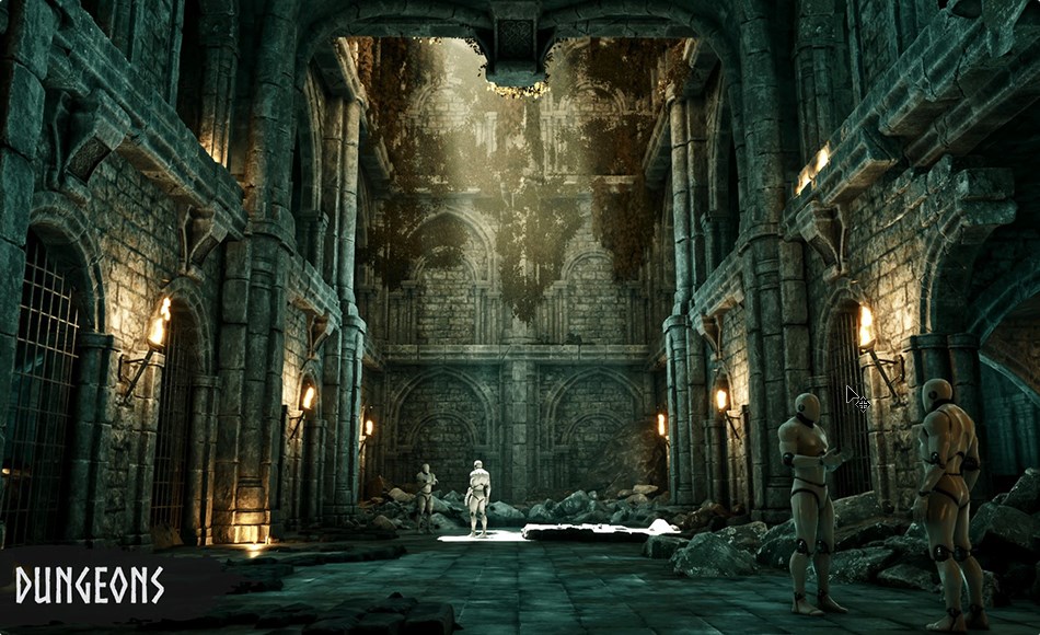 【UE5】模块化城堡和地牢 Modular Castle & Dungeon (Medieval Castle, Castles, Dungeons, Dungeon, Castle)