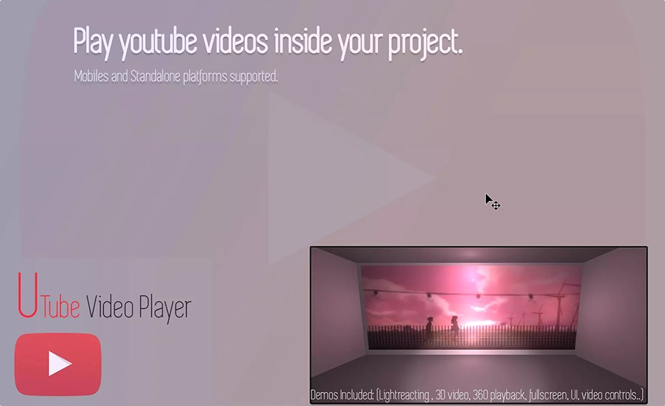 Unity插件 – 视频播放插件 Youtube video player 2024