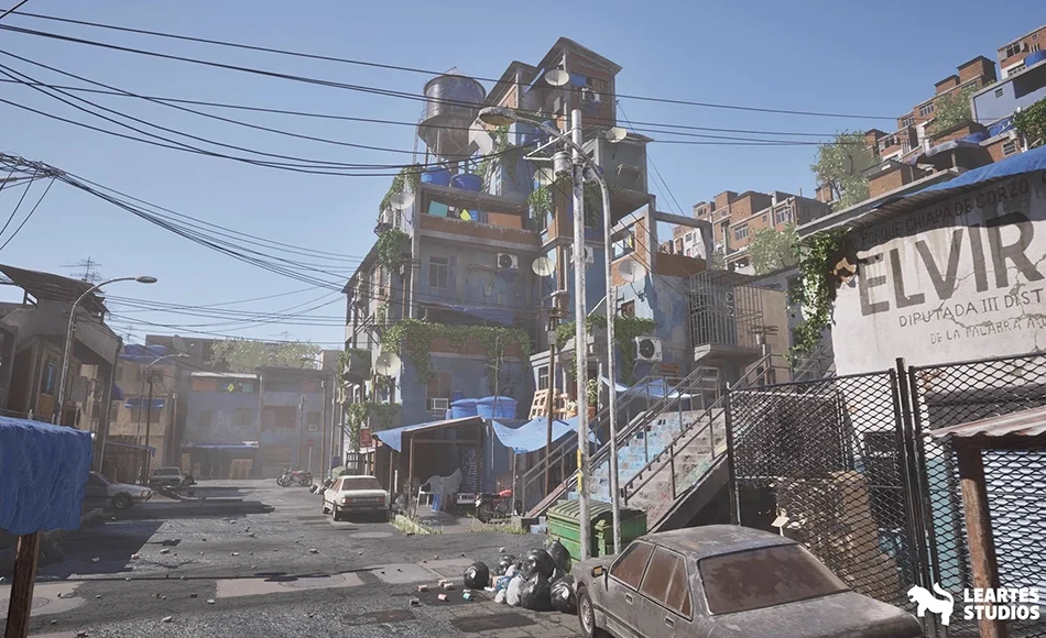 【UE5】南美贫民窟菲格拉 South American Slums – Favela (Unreal Engine)