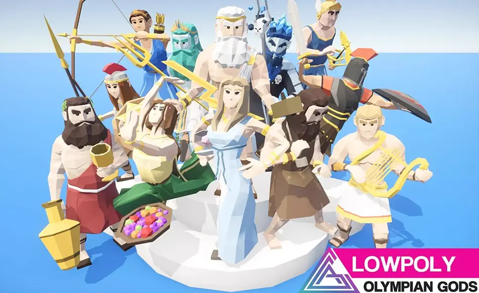 Unity角色 – 奥林匹斯诸神 LOWPOLY – Olympian Gods