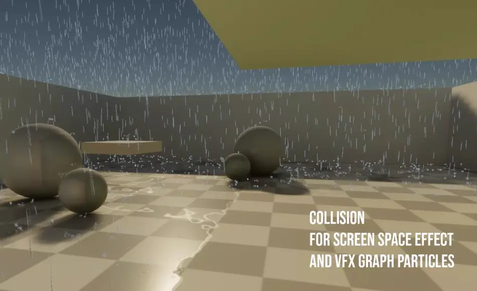 Unity特效 – 下雨特效 Rainy – HDRP