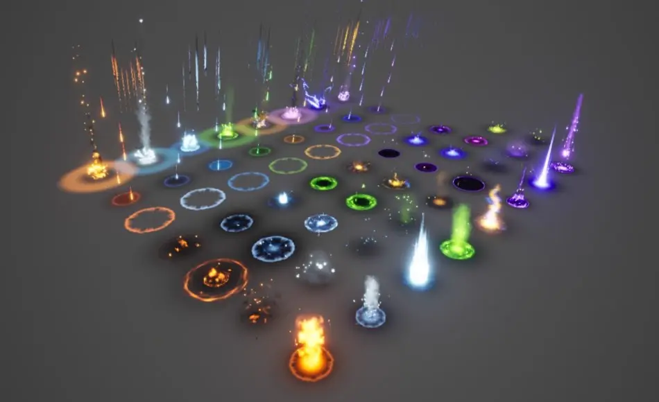 【UE5】魔法范围特效 AoE Magic Abilities Vol.2 – Niagara