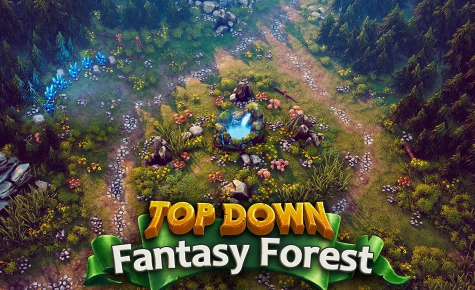 Unity资产 – 俯视视角奇幻森林 Top Down – Fantasy Forest