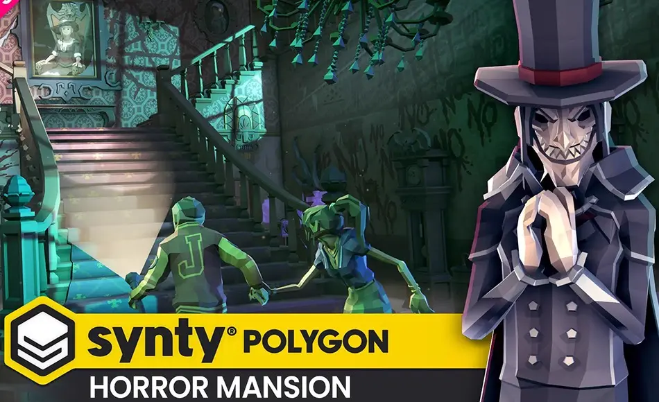 Unity资产 – 风格化恐怖大厦 POLYGON – Horror Mansion Pack – Art by Synty