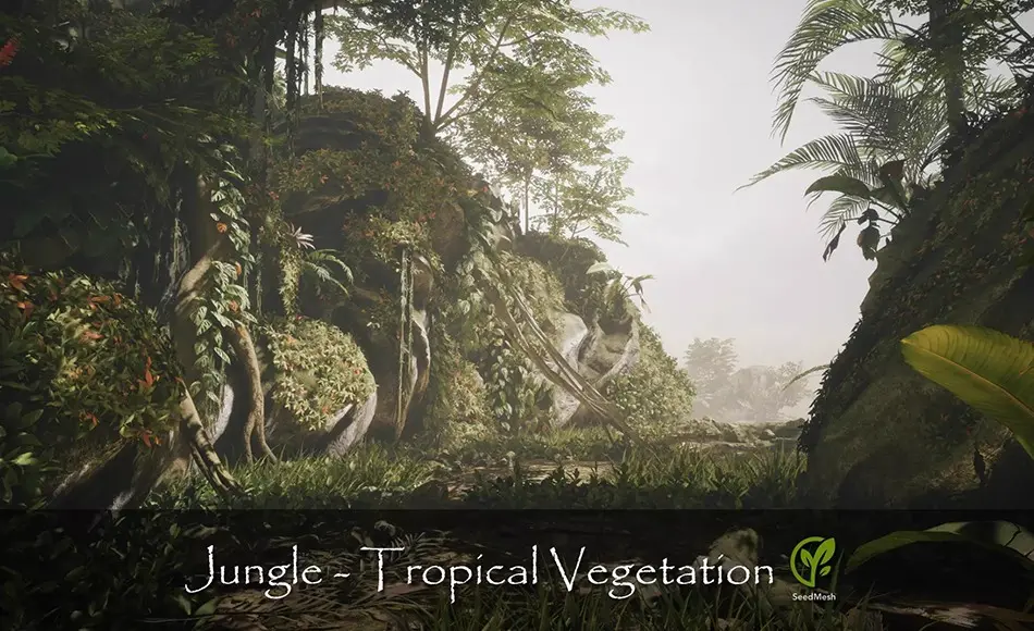 Unity资产 – 热带丛林植被 Jungle – Tropical Vegetation Unity资产 – 热带丛林植被 Jungle – Tropical Vegetation