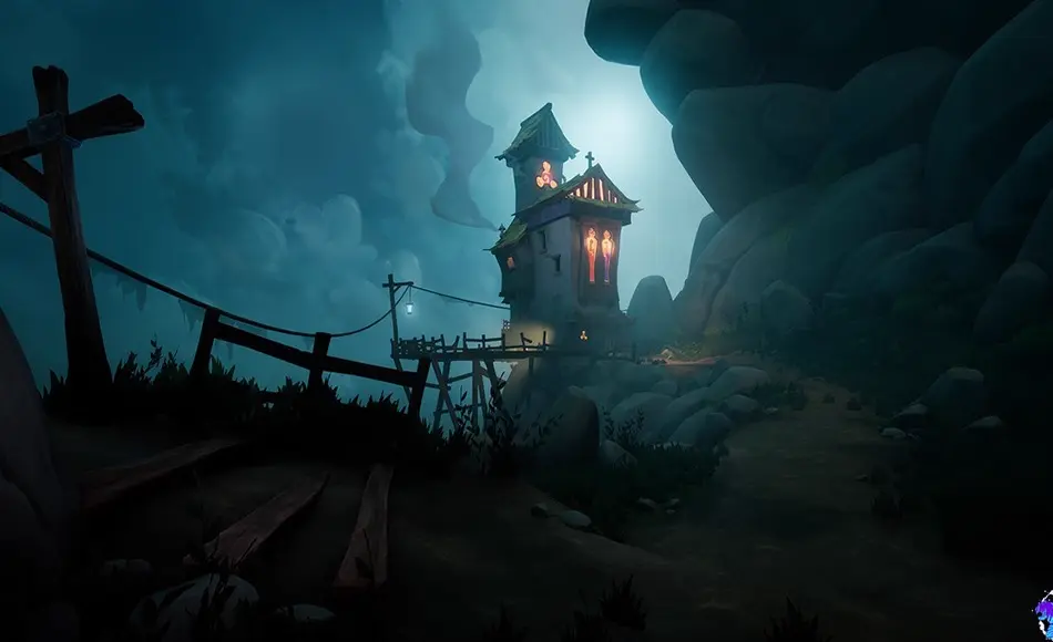 【UE5】风格化的山顶教堂 Stylized Perched Church ( Stylized Perched Churche Church Hilltop Stylised 3D )