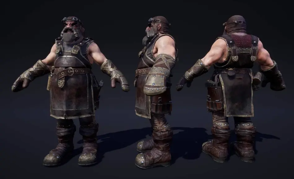 【UE5】矮人角色包 Dwarfs Pack