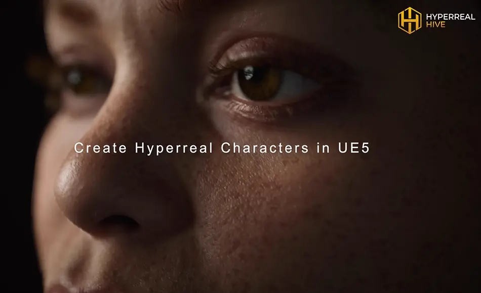 【中文字幕】写实角色创建渲染全流程教程 Hyperreal 3D Character Creation in UE5