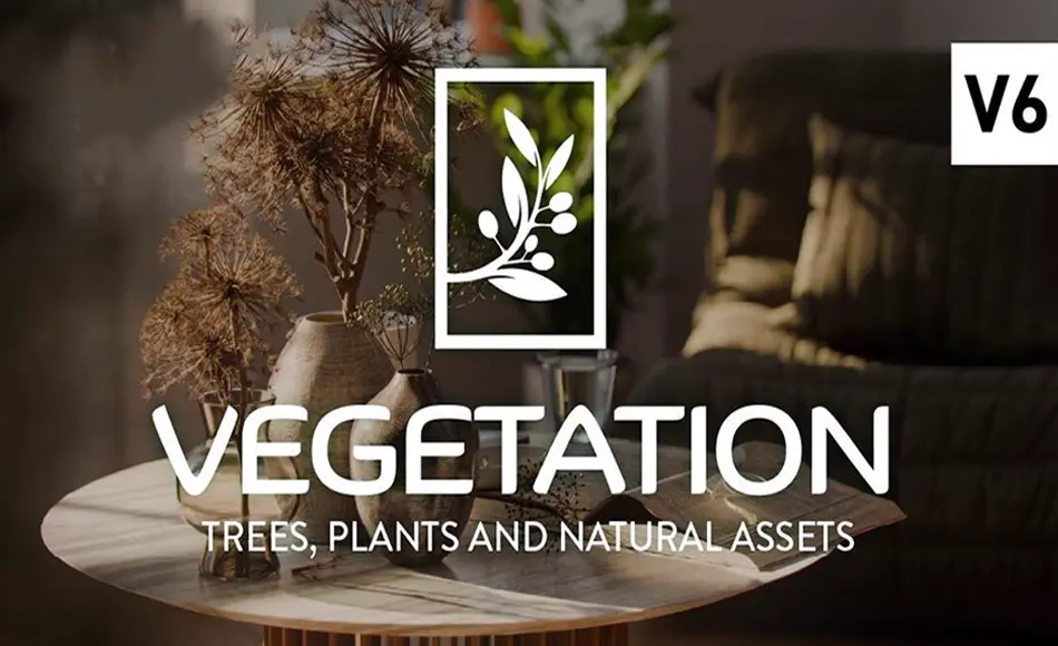 Blender插件 – 动画花草植物库 Tree Vegetation – Tree And Plant Animation Library Addon