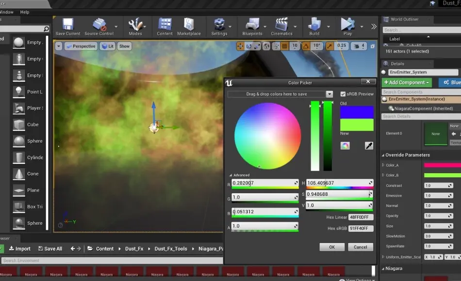 【UE5】尘埃和烟雾效果 Dust and Smoke Effects