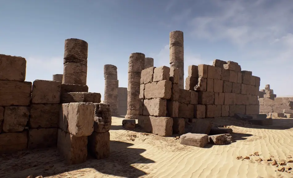 【UE5】模块化沙漠遗迹 Modular Desert Ruins