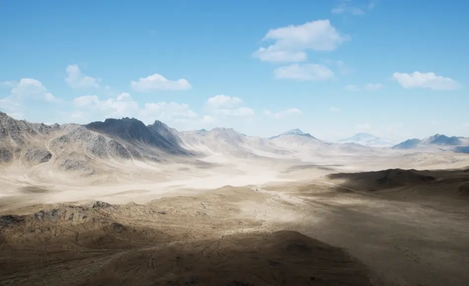 【UE5】干旱山地景观 Arid Mountains Landscape