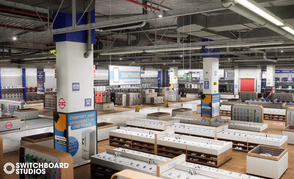 【UE5】模块化大型商店环境 Electronics Mega Store Modular Environment