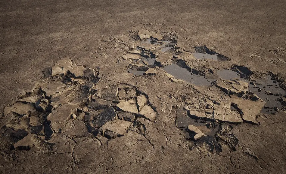 【UE5】混凝土破损贴图 Concrete Damage Decals