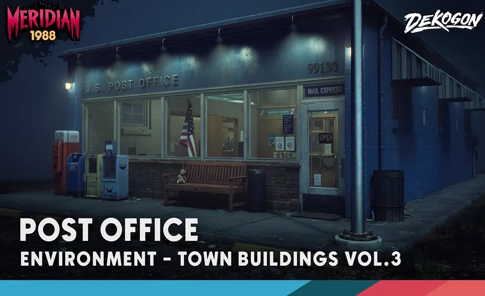 【UE5】模块化邮局环境 Meridian 1988: Post Office – Modular Environment