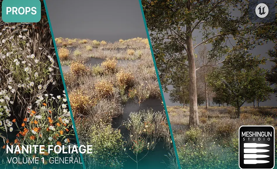 【UE5】植物资产包 Nanite Foliage Vol1