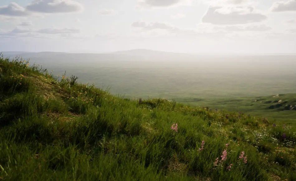 【UE5】高山草甸 ALPINE MEADOW (ready to use in games)