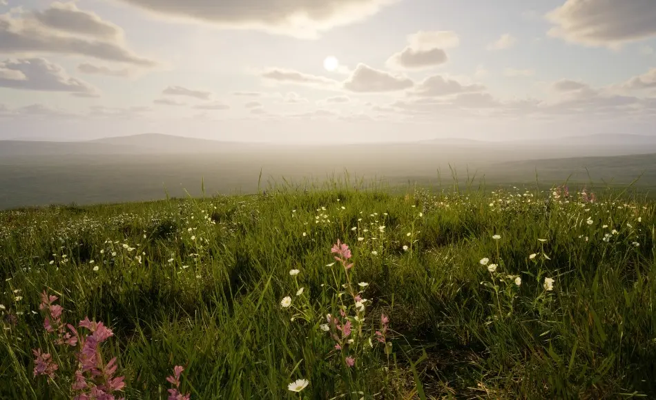 【UE5】高山草甸 ALPINE MEADOW (ready to use in games)
