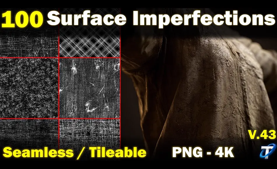 100 种无缝瑕疵纹理贴图 100 Ultra High-Quality Surface Imperfections / Stencil Imperfections (Seamless and Tileable) Vol 43 100 种无缝瑕疵纹理贴图 100 Ultra High-Quality Surface Imperfections / Stencil Imperfections (Seamless and Tileable) Vol 43