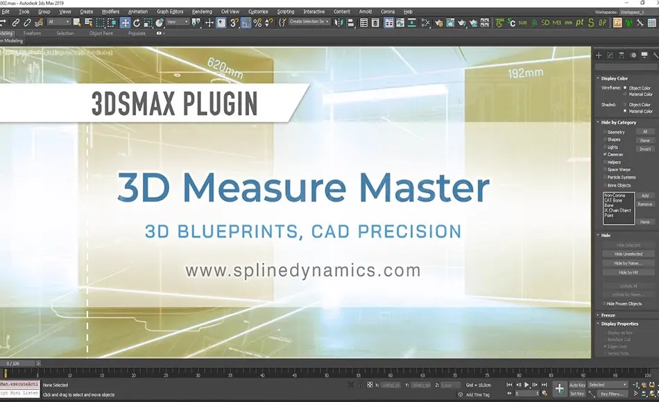 3Dmax插件 – 测量工具插件 3D Measurement Tools 3Dmax插件 – 测量工具插件 3D Measurement Tools