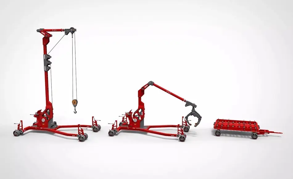 模型资产 – 科幻起重装卸设备3D模型 sci fi lifting and loading equipment 3D model