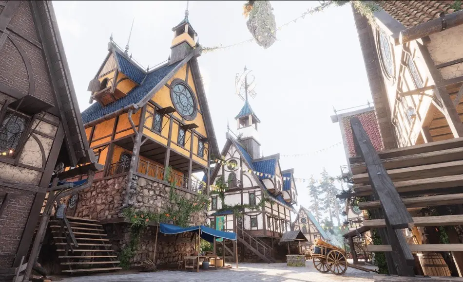 【UE5】飞翔幻想小镇 Flying Fantasy Town