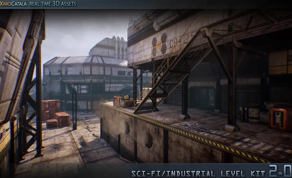 【UE4】科幻工业道具 SciFi/Industrial Level Kit 2.0