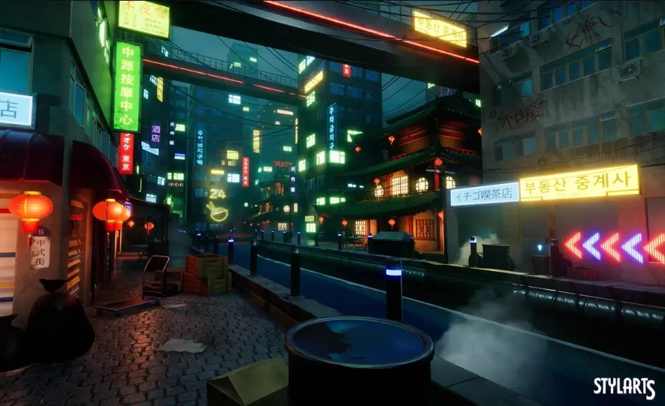 【UE5】唐人街场景 Stylized China Town