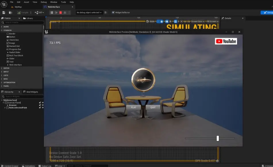 UE4/5插件 – 用户界面 Web UI