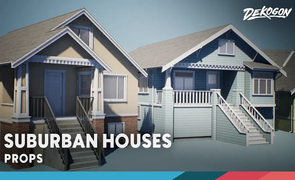 【UE5】郊区住宅 Suburban Houses- VOL.1 【UE5】郊区住宅 Suburban Houses- VOL.1