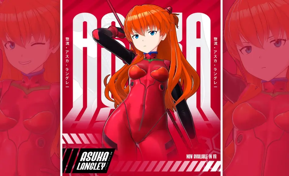 Unity角色 – Asuka Langley Model (T Pose + Outfit Variations + VRM Files)