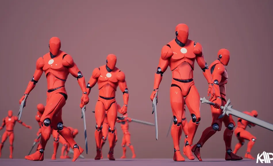 【UE5】专横敌人动画资产包 Bossy Enemy Animation Pack