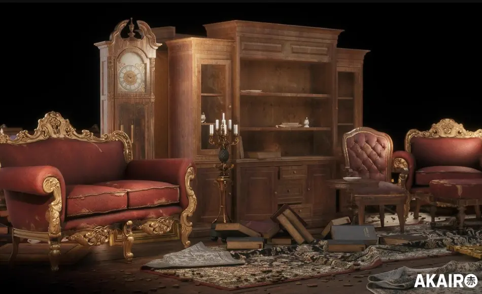 【UE5】豪宅家具道具 The Mansion Props